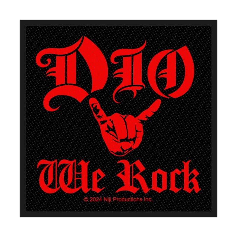 Dio Patch - We rock - multicolor  - Lizenziertes Merchandise! von Dio