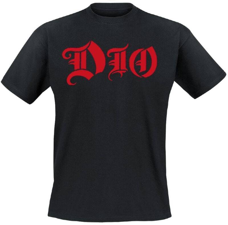 Dio T-Shirt - Logo - S bis XXL - für Männer - Größe L - schwarz  - Lizenziertes Merchandise! von Dio