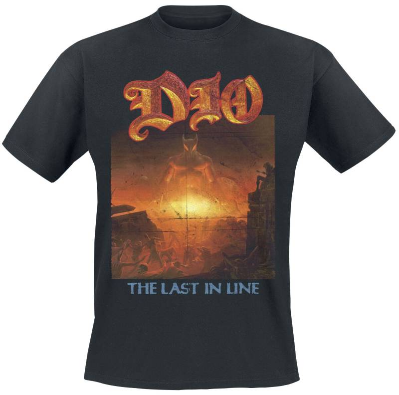 Dio T-Shirt - The Last In Line 40th - S bis L - für Männer - Größe S - schwarz  - Lizenziertes Merchandise! von Dio