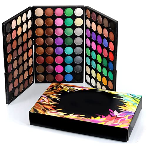 120 Farben Lidschatten-Palette Langlebige Glitzer-Mattschimmer-Augen-Schatten Pallete für Augen-Make-up Wasserdichtes Make-up-Palette von Dioche