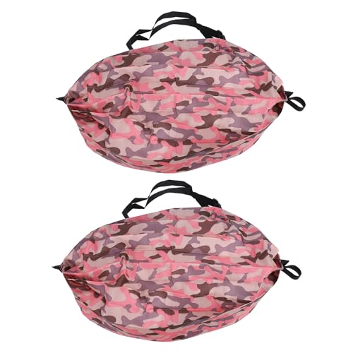 2PCS Nagellack-Organizer-Koffer Nagelwerkzeug-Aufbewahrungstasche Verdickter Nagellack-Organizer Große Kapazität Faltbare Reise-Haarwerkzeug-Umhängetasche (PINK) von Dioche