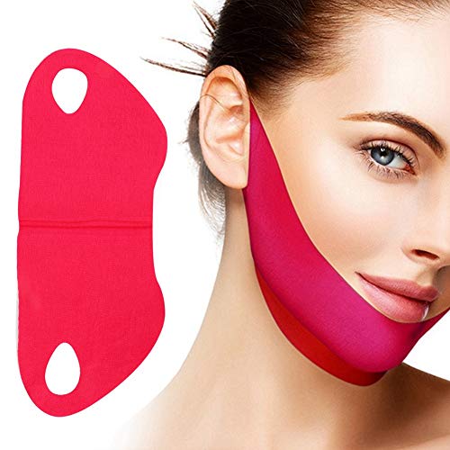 5 Stück Gesichtsmaske V-Form Gesichtsmaske Face Lifting Maske Face Slimming Mask Face Hanging Ear Sticker V-förmiges Face Lifting Firming Mask Feuchtigkeitsspendendes Gesicht Slim Mask Skin Care Tool von Dioche