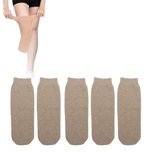 5-teiliges Amputierten-Socken-Set Tragbare Weiche Atmungsaktive Elastische Baumwoll-Schutz-Amputierten-Socken für das Tägliche Leben(L) von Dioche