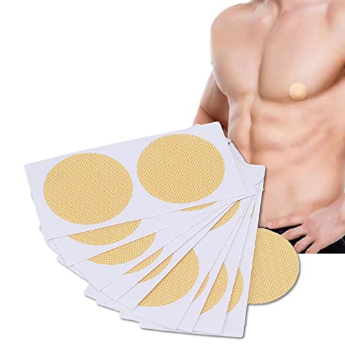 50 Paar Brustpflaster für Männer, Selbstklebende Hautpflegestifte Weich Atmungsaktiv Tragbar Patch Verstecken Nippeln Nipplecover für Herren Nipple Chafing Prevention von Dioche