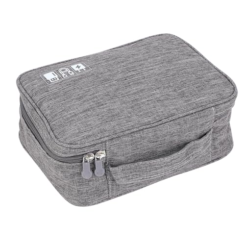 Dioche Kabel-Organizer-Tasche, Tragetasche für Elektronisches Zubehör, Tragbare wasserdichte Aufbewahrungstasche für USB-Kabel, Ladegeräte, Festplatten, Kameras, für Zuhause und Reisen Dioche Kabel-Organizer-Tasche, Tragetasche für Elektronisches Zubehör, Tragbare wasserdichte Aufbewahrungstasche für USB-Kabel, Ladegeräte, Festplatten, Kameras, für Zuhause und Reisen von Dioche