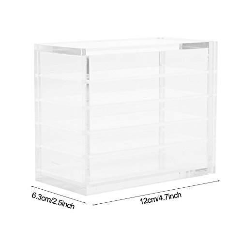 Löschen Sie den Organizer für das Wimpernspeicher mit 5 Schichten Zum Trinken von Wimpern und Klebemalettenhaltern | Ideal für den Salongebrauch von Dioche