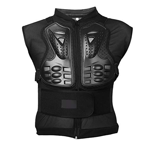 Dioche motorradweste,Bikerweste Herren Protektoren Ärmellose Motorradjack Safety Cruise Jacket, Schutzkleidung für Motorradwestenschutz Riding Skating (M) von Dioche