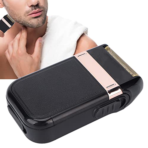 Elektrischer Folienrasierer USB Wiederaufladbarer Elektrorasierer für Männer Geräuscharmer Tragbarer Akku-Rasierer Herren mit Edelstahlklinge von Dioche