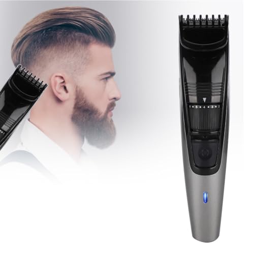 Elektrischer Haarschneider Tragbarer Trimmer Haar Rasierer Maschine Wasserdichter Elektrorasierer Gesicht Haarschneider für Männer SK-539 USB-Wiederaufladbarer (Schwarz) von Dioche