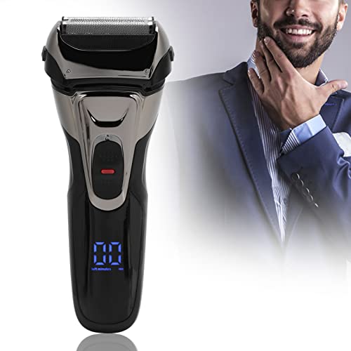 Elektrorasierer USB-Aufladung Ultradünnes Messernetz Professioneller Herrenrasierer IPX7 Wasserdichter Tragbarer Bartschneider Rasierer von Dioche
