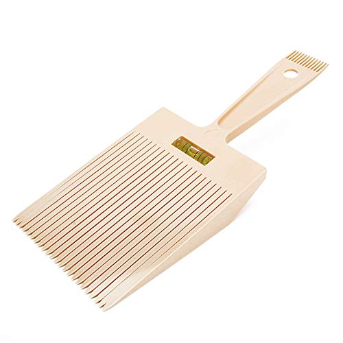 Haarschnitt Kamm,Flat Top Clipper Comb mit Wasserwaage-Doppelkamm Barber Flat Styling Kamm mit genauem Wasserniveausystem für Herren Haarstyling von Dioche