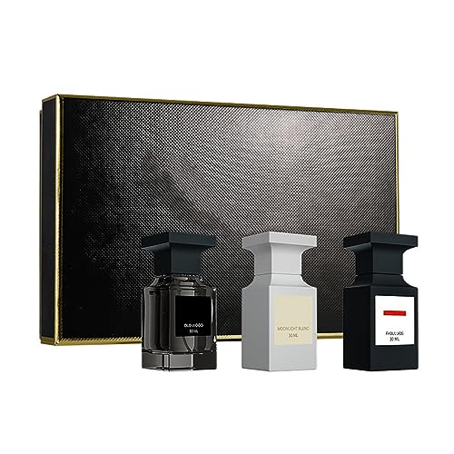 30 Ml, 3-teilig, Herren-Parfüm-Set, Eau de Toilette Spray für Männer, Leichter, Eleganter Duft, Feiner Nebel, Auslaufsicheres Herren-Parfüm-Geschenkset, Ideal für den Alltag von Dioche