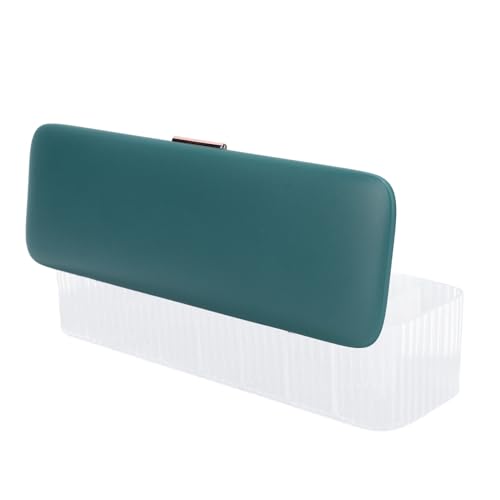 Kabel-Aufbewahrungsbox, Make-up-Organizer mit Deckel 8 Fächer Kunststoff-Desktop-Organizer für Wattepads Datenkabel Büroutensilien von Dioche