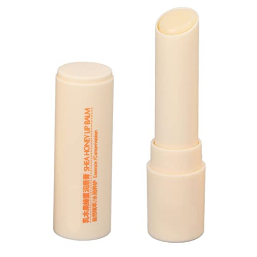 Shea Honig Lippenbalsam Feuchtigkeitsspendende Lippenpflege Hydratisierender Glatter Natürliche Pflanzenstruktur Farbloser Lippenbalsam für Männer Frauen Kinder Trockene Lippen von Dioche