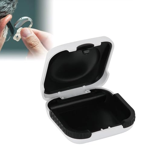 Tragbarer Hörgerätekoffer Kompakter Robuster Aufbewahrungsbox-Halter Organizer Fallschutz Hörgeräte-Aufbewahrungsbox Hörgeräte-Schutzbox für Hörgeräte von Dioche