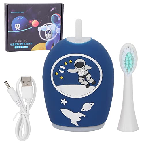 U-förmige Elektrische Zahnbürste Weiches Silikon IPX7 Wasserdichte 360 ​​° Bürsten Automatische Zahnbürste für Kinder Intelligente Elektrische Kinderzahnbürste Wiederaufladbare(01) von Dioche