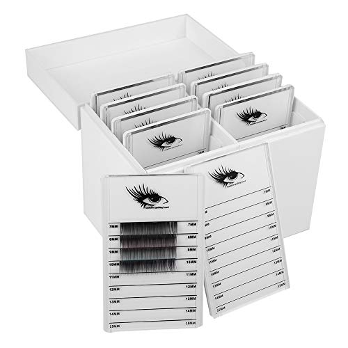 Wimpern Aufbewahrungsbox, Makeup Organizer Falsche Wimpern Palettenhalter Display 10 Schichten, Haltbare Makeup Box, Wimpernverlängerung Werkzeugzubehör von Dioche
