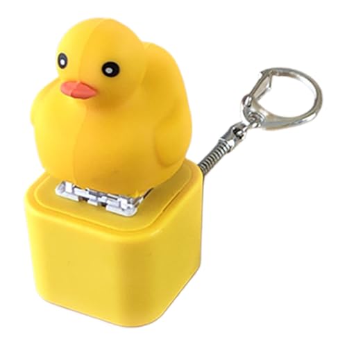 Dioeazh Duck Quacking Fidget Toy, Quacking Duck Zimt Toy, Quack Button Board Clicker Zappelspielzeug Quacksalber Sensorisches Spielzeug für Kinder und Erwachsene, 7x5,5x2,5cm von Dioeazh