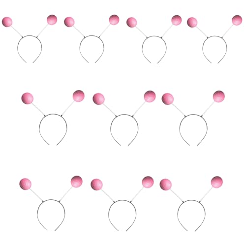 10 Stück leichte Schaumstoff-Haarreifen, rutschfest, modisch, für Sport und Outdoor-Aktivitäten, Haarbänder für den täglichen Gebrauch von Diogeynu