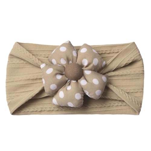 Baby Turban Haarband Mädchen Fotografie Kopfschmuck für Säuglinge bequem und weich Blume Haarband Haarschmuck von Diogeynu