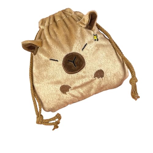 Capybaras Kosmetiktasche aus Plüsch, große Kapazität, Aufbewahrungstasche, Kulturbeutel, Make-up-Organizer, Kordelzug, Make-up-Tasche, Sterne und Kohl Capybaras Kosmetiktasche aus Plüsch, große Kapazität, Aufbewahrungstasche, Kulturbeutel, Make-up-Organizer, Kordelzug, Make-up-Tasche, Sterne und Kohl von Diogeynu