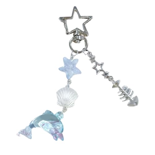 Diogeynu Eleganter Delfinmuschel-Anhänger, trendiger Delfinmuschel-Schlüsselanhänger, Anhänger für Freunde und Familie, Sammlerstück Diogeynu Eleganter Delfinmuschel-Anhänger, trendiger Delfinmuschel-Schlüsselanhänger, Anhänger für Freunde und Familie, Sammlerstück von Diogeynu