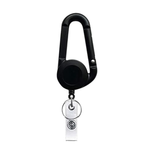 Diogeynu Multifunktionaler einziehbarer Schlüsselanhänger mit sicherem Karabiner, modisches Accessoire für den täglichen Gebrauch, einfach zu ziehen von Diogeynu