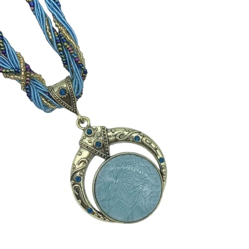 Diogeynu Nature Inspire Styles Halskette mit unverwechselbaren Perlen-Designs, geeignet für Musikfestivals und Freizeitveranstaltungen, jugendliche Stile Diogeynu Nature Inspire Styles Halskette mit unverwechselbaren Perlen-Designs, geeignet für Musikfestivals und Freizeitveranstaltungen, jugendliche Stile von Diogeynu