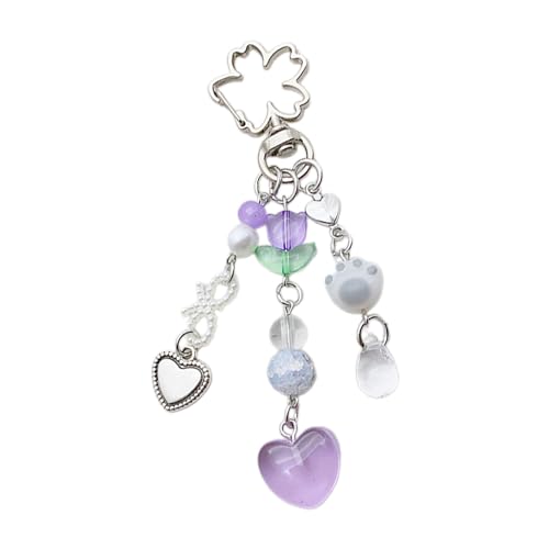 Diogeynu Schlüsselanhänger mit Kralle, Herz, Blume, Tasche, Telefon, Anhänger, Damen, Rucksack, Handtasche, Charm, schöne Dekoration Diogeynu Schlüsselanhänger mit Kralle, Herz, Blume, Tasche, Telefon, Anhänger, Damen, Rucksack, Handtasche, Charm, schöne Dekoration von Diogeynu