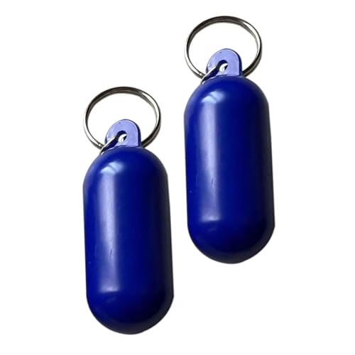 Diogeynu Schwimmender Schlüsselanhänger mit hohem Auftrieb, für Wassersport, schwimmende Schlüsselanhänger für Bootfahren, Marine, Segeln, Zubehör, Wassersportausrüstung, 2 Stück von Diogeynu