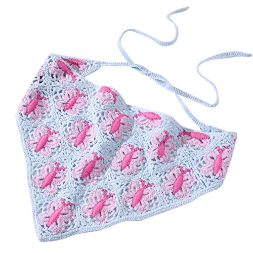 Dreieckiges Bandana, Turban, Häkelhaar, Schal für Schmetterlings-Haarband, gestricktes Stirnband für Damen, trendiges Haar A Dreieckiges Bandana, Turban, Häkelhaar, Schal für Schmetterlings-Haarband, gestricktes Stirnband für Damen, trendiges Haar A von Diogeynu