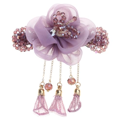 Handgefertigte Blumen-Haarspange, Lolitas-Stil, Haarnadel, dekoratives Haar-Accessoire für Damenfrisuren von Diogeynu