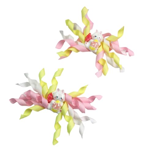 Stilvolle Oster-Cartoon-Haarspange für Kinder, buntes Band, Haarnadeln, verleiht Festival-Touch, Party-Haar-Accessoire von Diogeynu