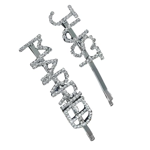 Stilvolles Hochzeits-Haarnadel-Set, einzigartige Buchstaben, Haarspangen, Alphabet, Haarnadel, Braut-Haar-Accessoire von Diogeynu