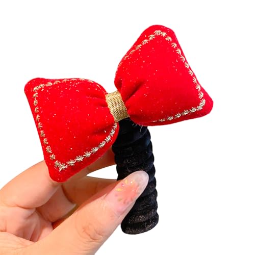 Telefonkordel Spiralen Haarband Blume Haargummis für kleine Mädchen Süßer Pferdeschwanzhalter Elastisches Haarstyling-Zubehör von Diogeynu