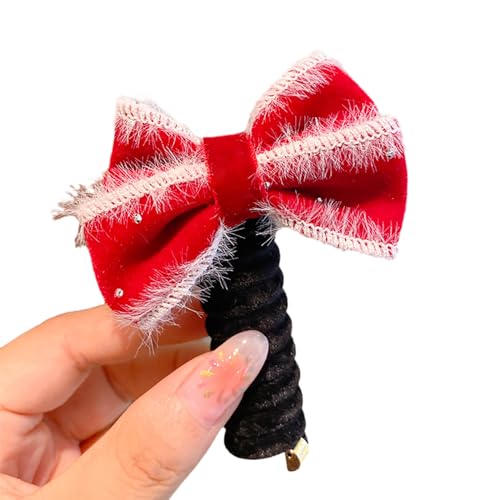 Telefonkordel Spiralen Haarband Blume Haargummis für kleine Mädchen Süßer Pferdeschwanzhalter Elastisches Haarstyling-Zubehör von Diogeynu