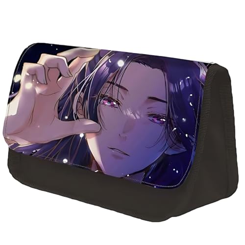 Diohauxi Maomao Federtasche Jinshi Double Layer Federtasche Dreieckige Kreativtasche Anime Bedruckte Schreibwaren Taschen von Diohauxi