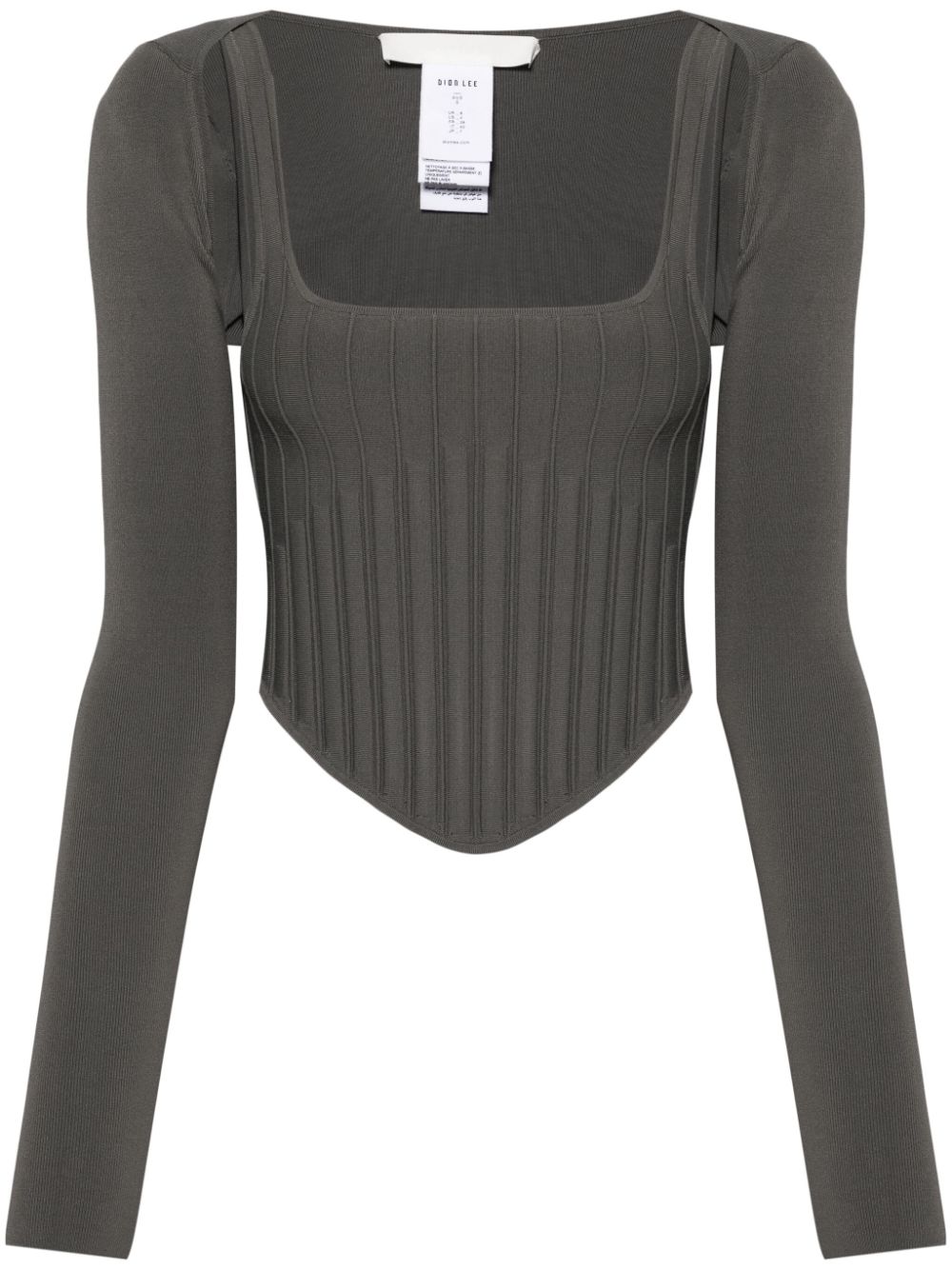 Dion Lee Ventral Top - Grau von Dion Lee