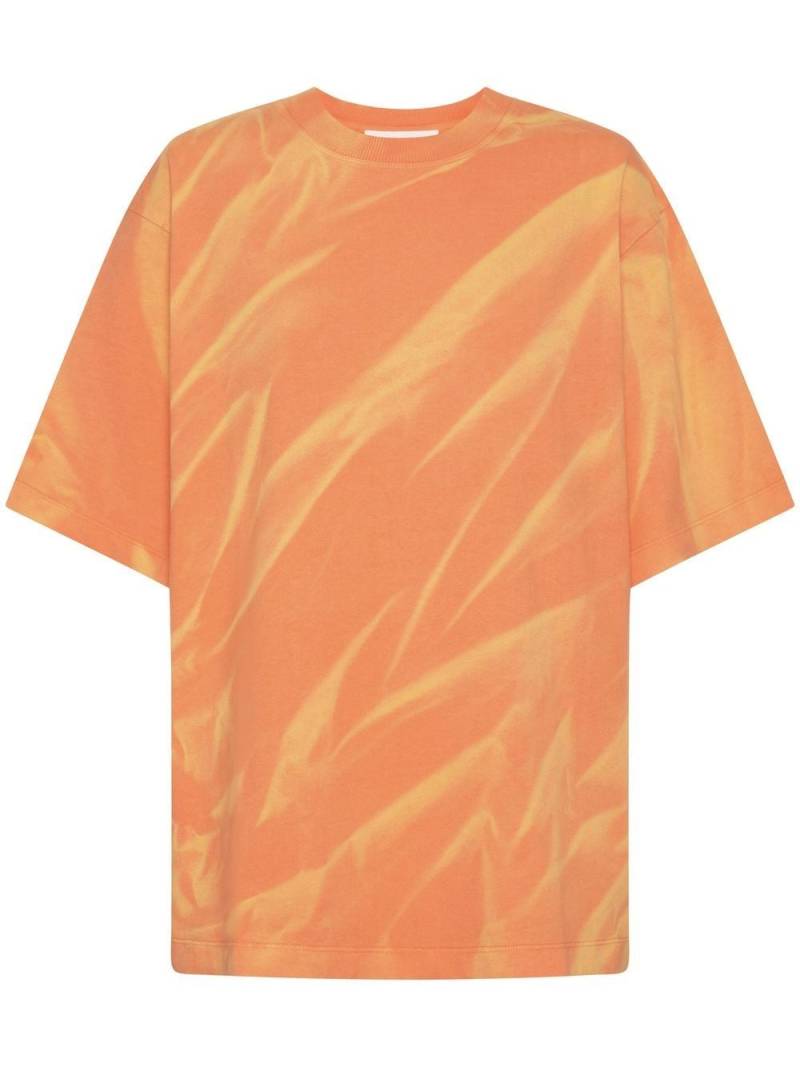 Dion Lee T-Shirt in Knitteroptik - Orange von Dion Lee
