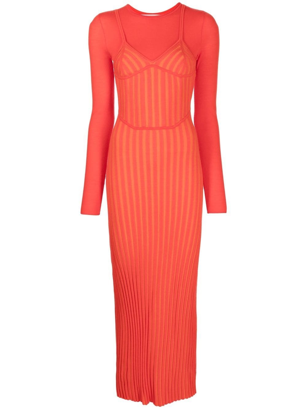 Dion Lee Zweifarbiges Kleid - Orange von Dion Lee
