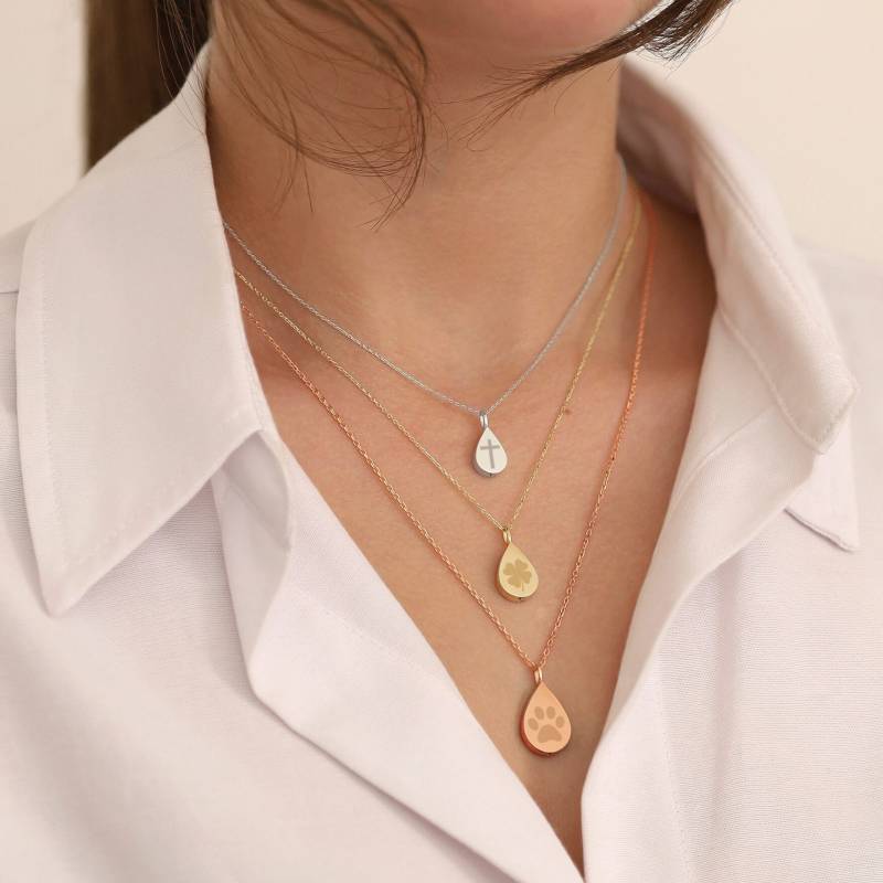 14K Gold Tear Drop Urne Halskette | Feuerbestattung Asche Gedenkandenken Anhänger Schmuck 14K Gold Tear Drop Urne Halskette | Feuerbestattung Asche Gedenkandenken Anhänger Schmuck von DionJewel