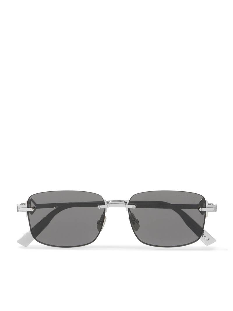 Dior Eyewear - CD Diamond S11U Rectangular-Frame Rimless Silver-Tone Sunglasses - Men - Silver Dior Eyewear - CD Diamond S11U Rectangular-Frame Rimless Silver-Tone Sunglasses - Men - Silver von Dior Eyewear