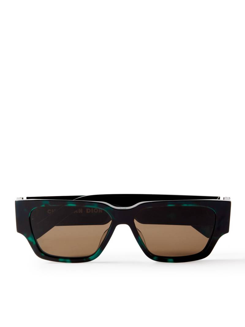 Dior Eyewear - CD Diamond S5I D-Frame Tortoiseshell Acetate and Silver-Tone Sunglasses - Men - Black von Dior Eyewear
