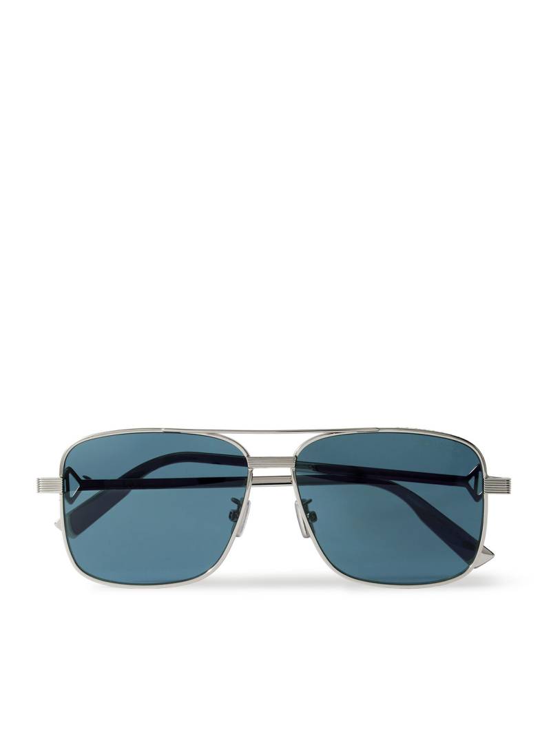 Dior Eyewear - CD Diamond S9U Square-Frame Silver-Tone Sunglasses - Men - Silver Dior Eyewear - CD Diamond S9U Square-Frame Silver-Tone Sunglasses - Men - Silver von Dior Eyewear