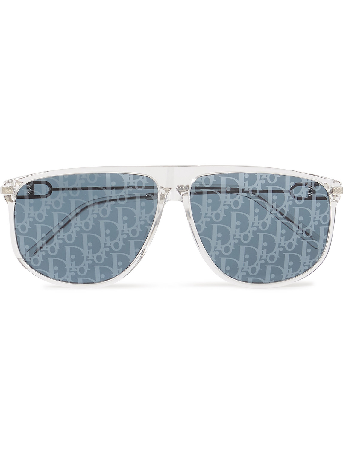 Dior Eyewear - CD Link S2U D-Frame Acetate and Silver-Tone Mirrored Sunglasses - Men - Silver von Dior Eyewear
