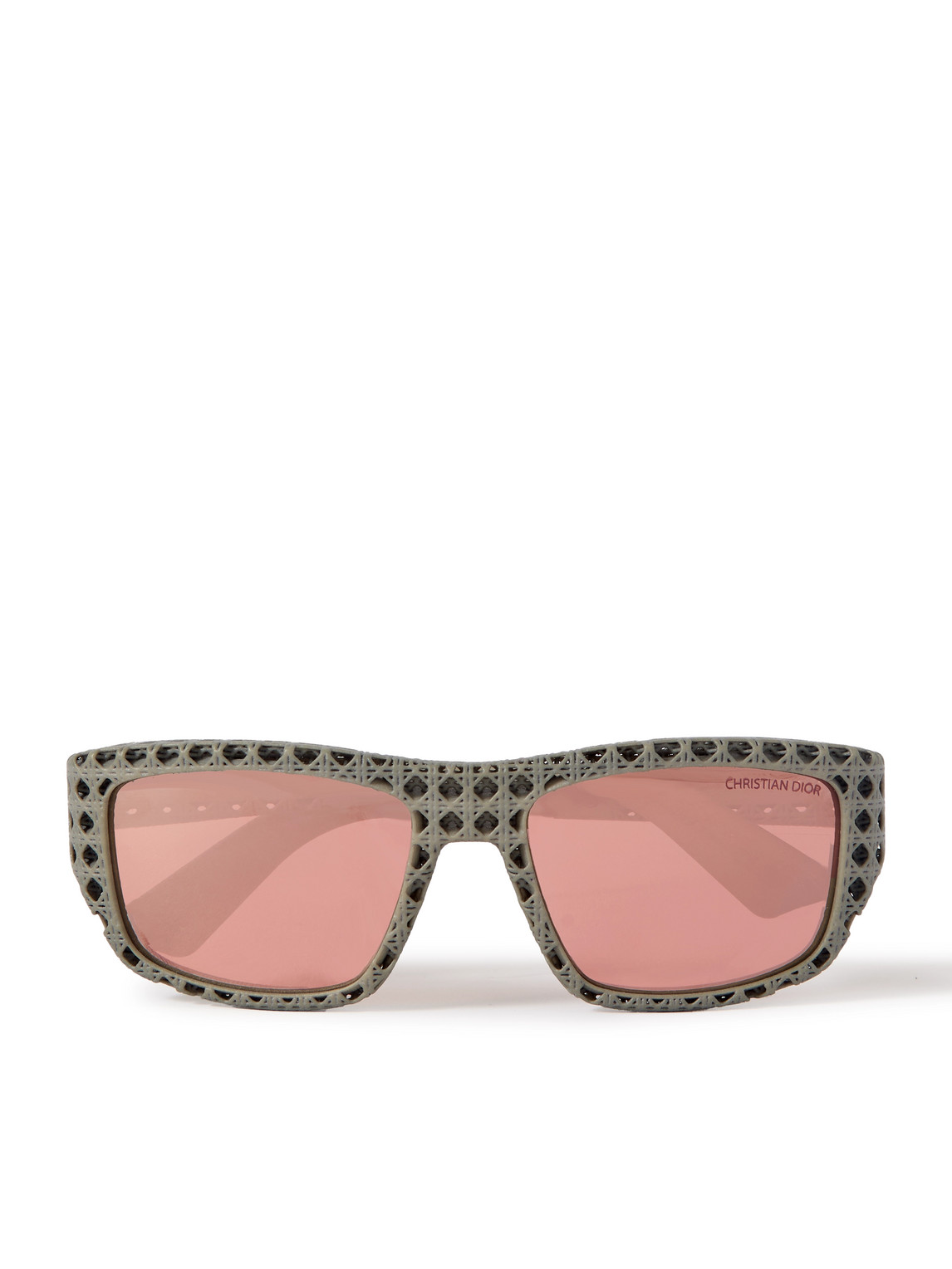 Dior Eyewear - Dior3D S1I Square-Frame Textured-Acetate Sunglasses - Men - Neutrals Dior Eyewear - Dior3D S1I Square-Frame Textured-Acetate Sunglasses - Men - Neutrals von Dior Eyewear