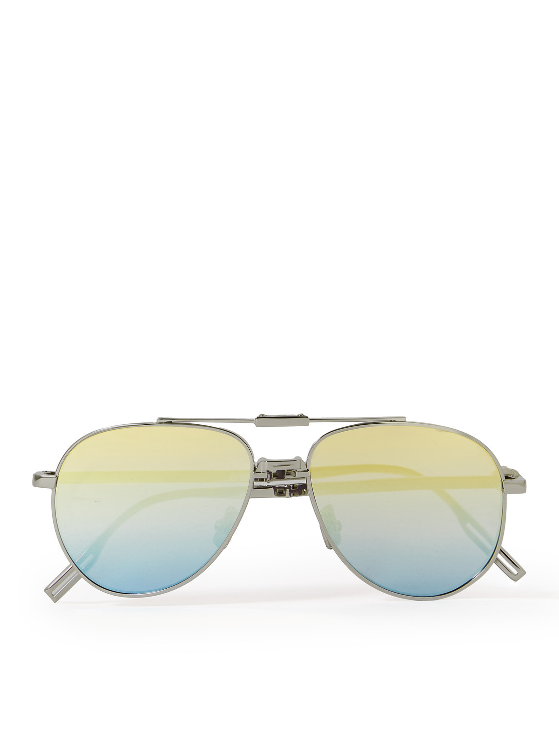 Dior Eyewear - Dior90 A1U Aviator-Style Silver-Tone Sunglasses - Men - Silver von Dior Eyewear