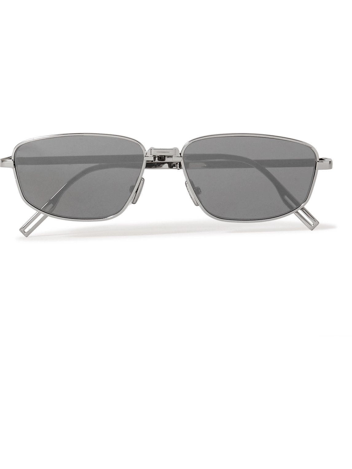 Dior Eyewear - Dior90 S1U Rectangular-Frame Silver-Tone Sunglasses - Men - Silver von Dior Eyewear