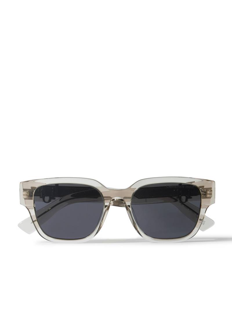 Dior Eyewear - DiorOblique S1I Square-Frame Acetate Sunglasses - Men - Brown Dior Eyewear - DiorOblique S1I Square-Frame Acetate Sunglasses - Men - Brown von Dior Eyewear
