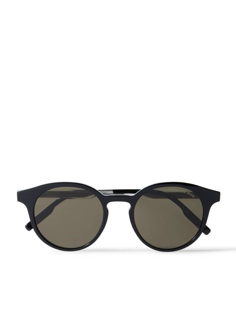 Dior Eyewear - DiorTag R1I Round-Frame Acetate Sunglasses - Men - Black Dior Eyewear - DiorTag R1I Round-Frame Acetate Sunglasses - Men - Black von Dior Eyewear